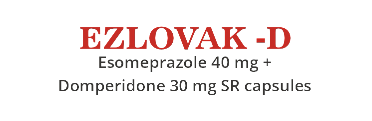 EZLOVAK-D - Esomeprazole 40 mg + Domperidone 30 mg SR Capsules